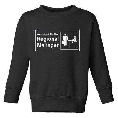 Regional Manager Assistant To The Regional Manager Matching Toddler Sweatshirt