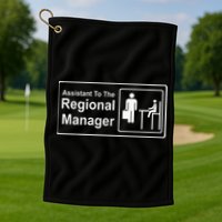 Regional Manager Assistant To The Regional Manager Matching Golf Towel