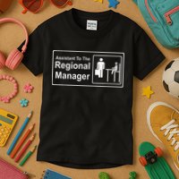 Regional Manager Assistant To The Regional Manager Matching Kids T-Shirt
