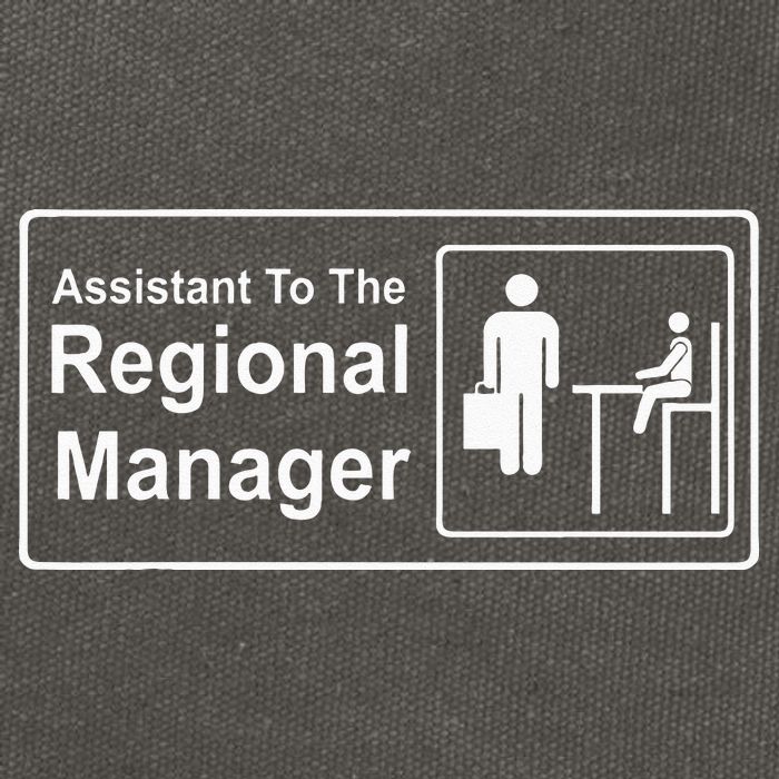 Regional Manager Assistant To The Regional Manager Matching Cotton Canvas Backpack