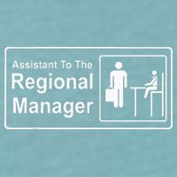 Regional Manager Assistant To The Regional Manager Matching Sueded Cloud Jersey T-Shirt