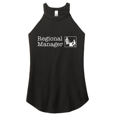 Regional Manager Assistant To The Regional Manager Matching Women's Perfect Tri Rocker Tank