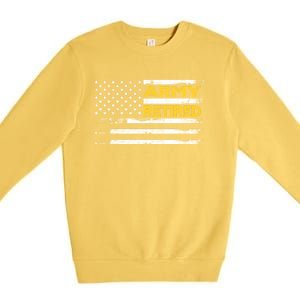 Retired Military Army 4th Of July Premium Crewneck Sweatshirt