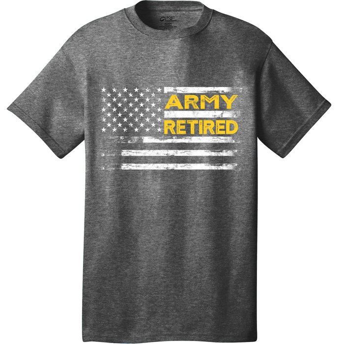 Retired Military Army 4th Of July T-Shirt