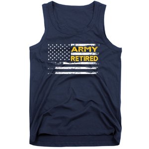 Retired Military Army 4th Of July Tank Top