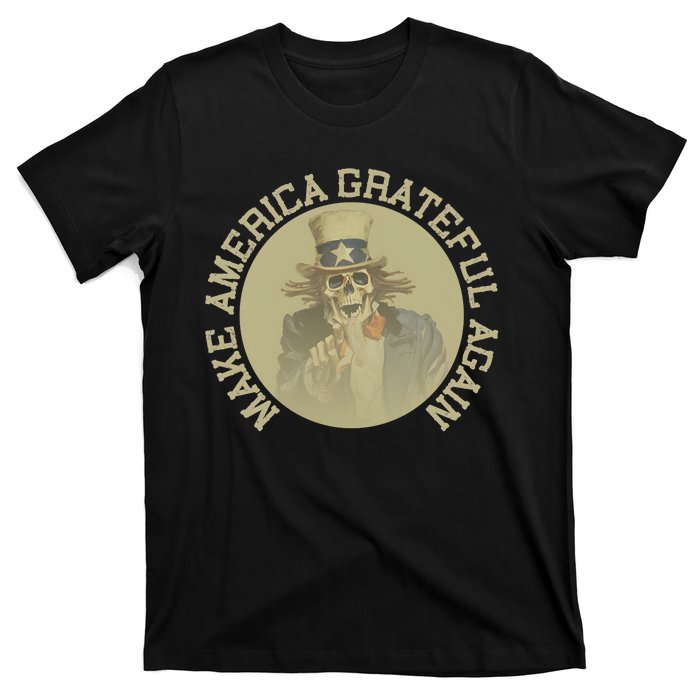 Retro Make America Grateful Again Vintage Uncle Sam T-Shirt