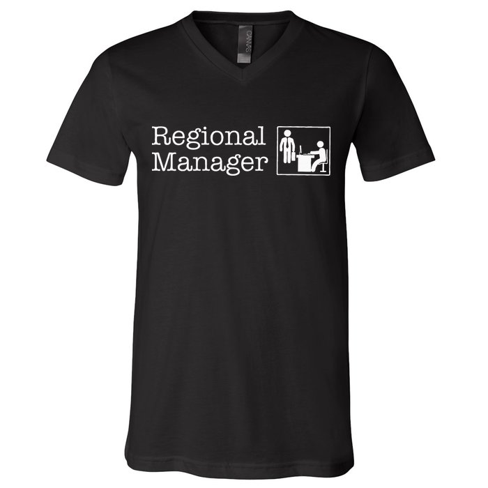 Regional Manager Assistant To The Regional Manager Matching V-Neck T-Shirt