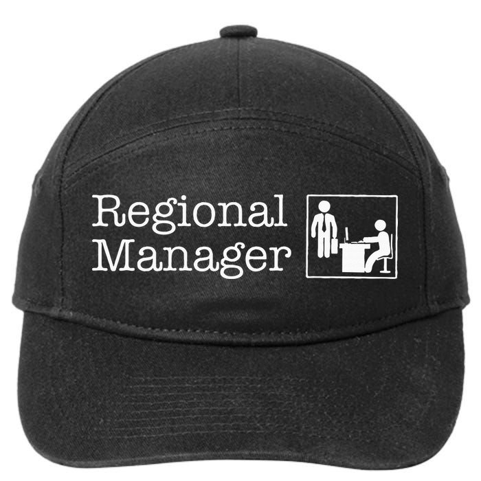Regional Manager Assistant To The Regional Manager Matching 7-Panel Snapback Hat