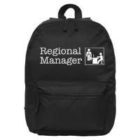 Regional Manager Assistant To The Regional Manager Matching 16 in Basic Backpack