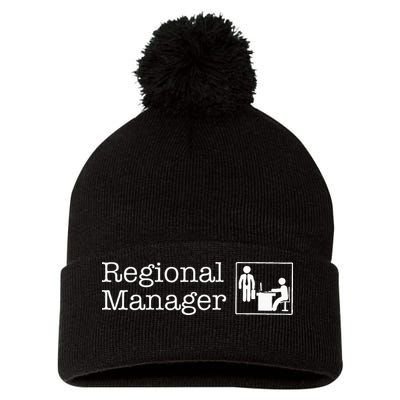 Regional Manager Assistant To The Regional Manager Matching Pom Pom 12in Knit Beanie
