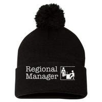 Regional Manager Assistant To The Regional Manager Matching Pom Pom 12in Knit Beanie