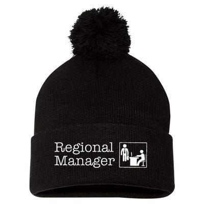 Regional Manager Assistant To The Regional Manager Matching Pom Pom 12in Knit Beanie