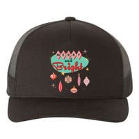 Retro Merry And Bright Midcentury Modern Christmas Ornament Yupoong Adult 5-Panel Trucker Hat