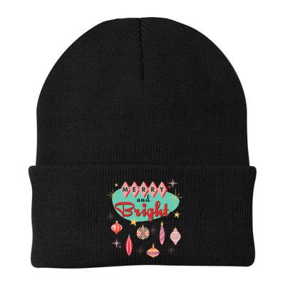 Retro Merry And Bright Midcentury Modern Christmas Ornament Beanie