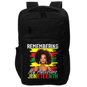 Remembering My Ancestors Juneteenth Melanin Black Women Impact Tech Backpack