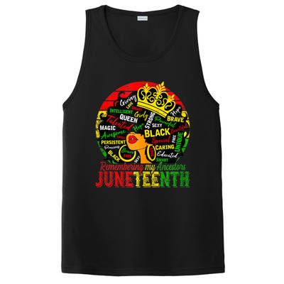 Remembering My Ancestors Juneteenth Celebrate Black PosiCharge Competitor Tank