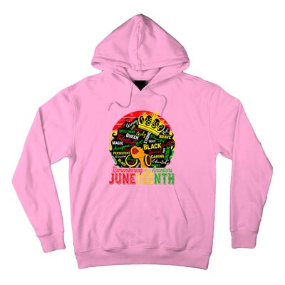 Remembering My Ancestors Juneteenth Celebrate Black Hoodie