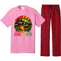 Remembering My Ancestors Juneteenth Celebrate Black Pajama Set