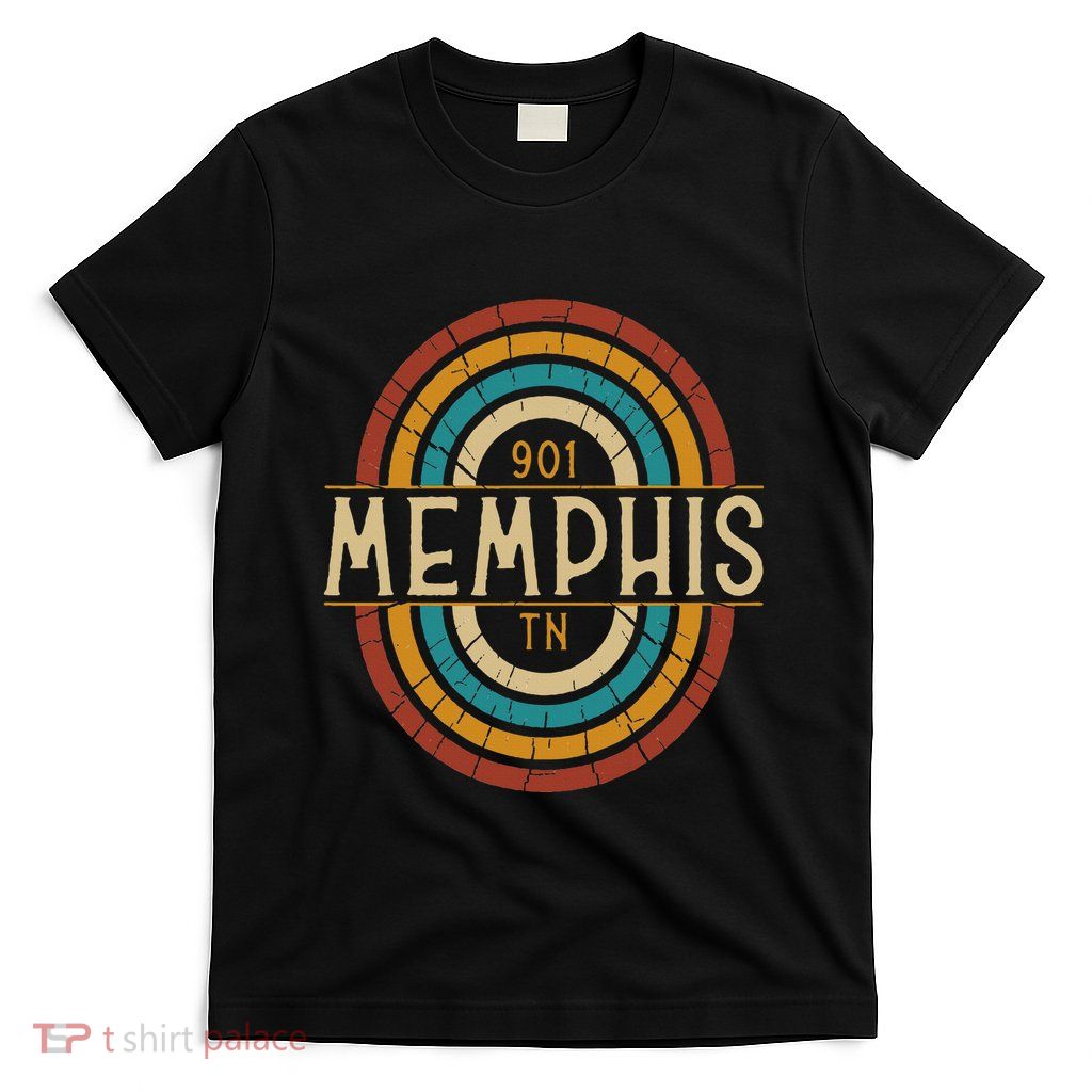 Retro Memphis Area Code 901 Residents State Tennessee T-Shirt