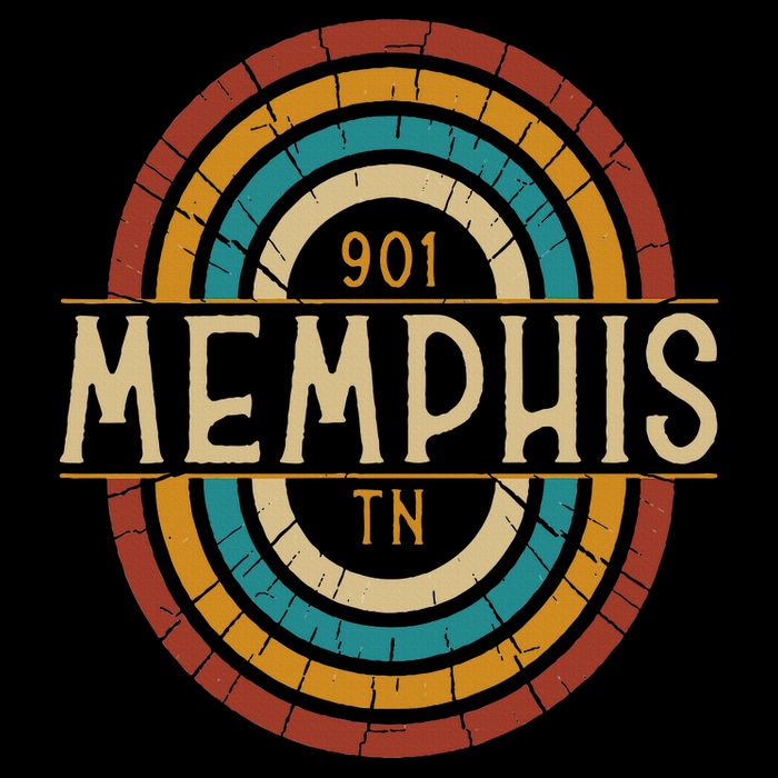 Retro Memphis Area Code 901 Residents State Tennessee Button