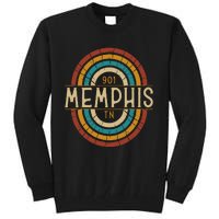 Retro Memphis Area Code 901 Residents State Tennessee Tall Sweatshirt