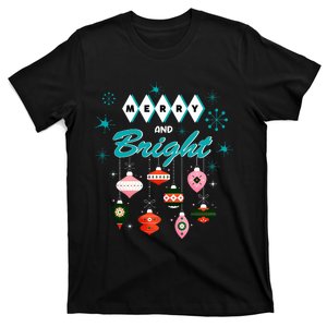 Retro Merry And Bright Midcentury Modern Christmas Pyrex T-Shirt