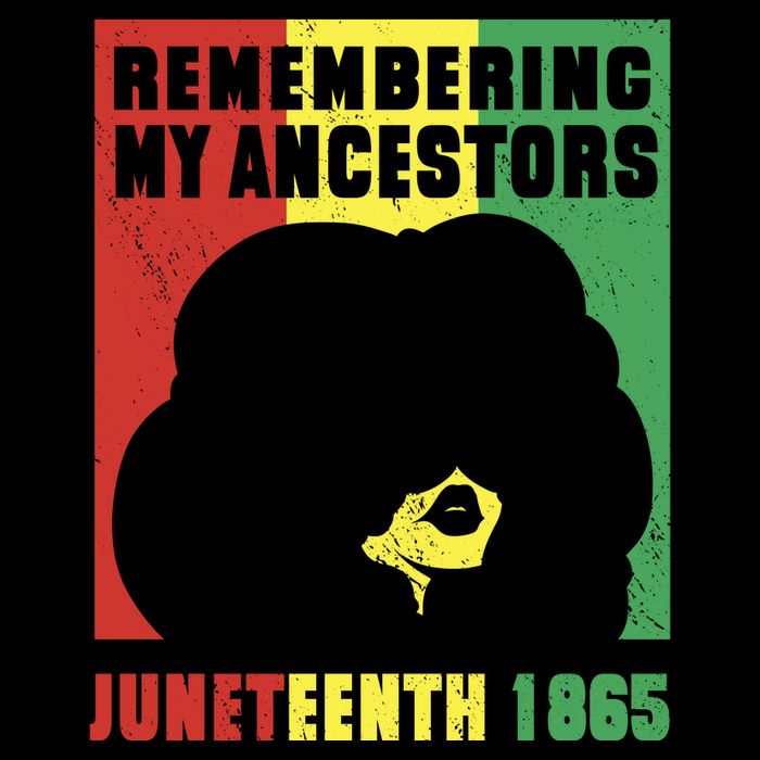 Remembering My Ancestors Juneteenth Black Freedom 1865 Poster