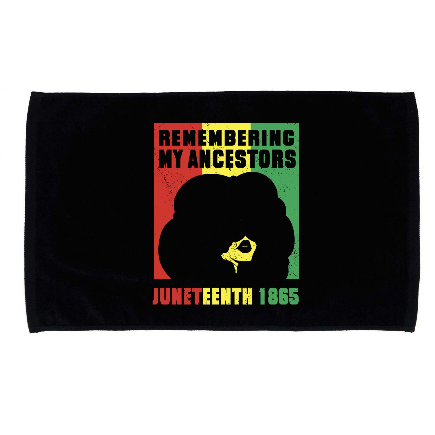 Remembering My Ancestors Juneteenth Black Freedom 1865 Microfiber Hand Towel