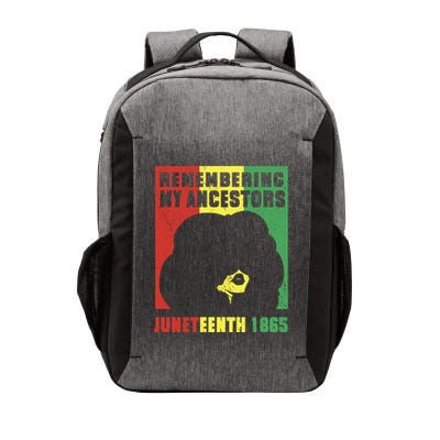 Remembering My Ancestors Juneteenth Black Freedom 1865 Vector Backpack
