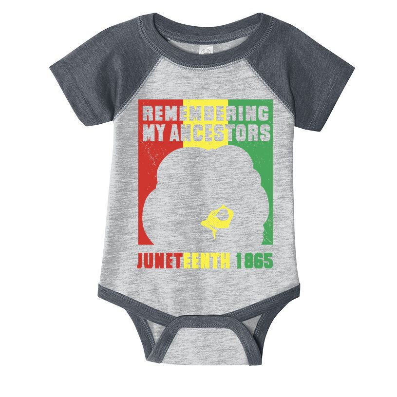 Remembering My Ancestors Juneteenth Black Freedom 1865 Infant Baby Jersey Bodysuit