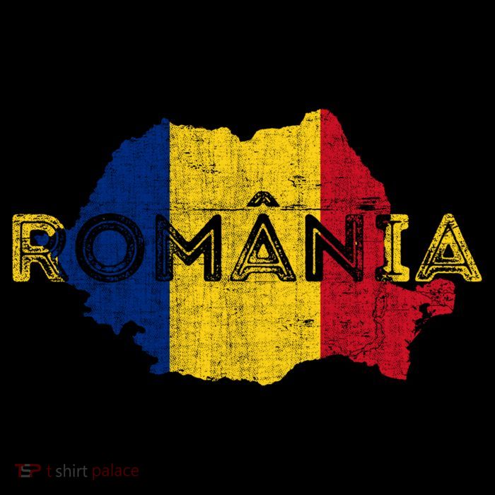 Roian Map And Flag Souvenir Gift Distressed Roia Meaningful Gift Youth Performance Sprint T-Shirt