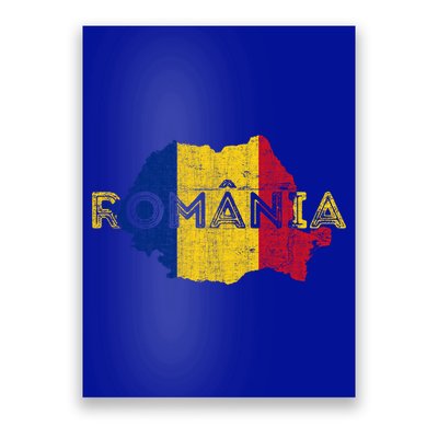 Roian Map And Flag Souvenir Gift Distressed Roia Meaningful Gift Poster