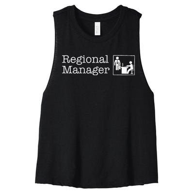 Regional Manager Assistant To The Regional Manager Matching Women's Racerback Cropped Tank