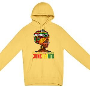 Remembering My Ancestors Juneteenth Premium Pullover Hoodie