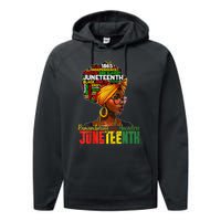 Remembering My Ancestors Juneteenth Performance Fleece Hoodie