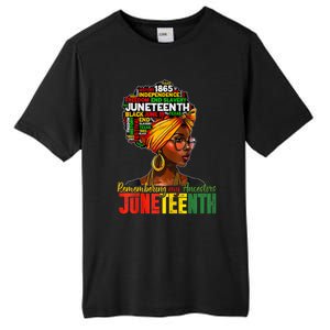 Remembering My Ancestors Juneteenth Tall Fusion ChromaSoft Performance T-Shirt