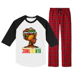 Remembering My Ancestors Juneteenth Raglan Sleeve Pajama Set