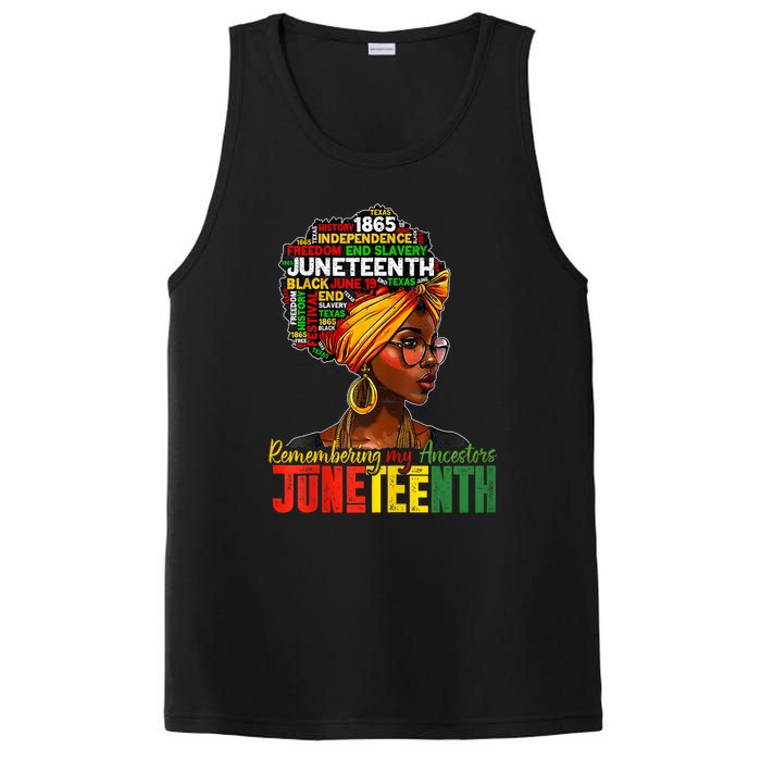 Remembering My Ancestors Juneteenth PosiCharge Competitor Tank