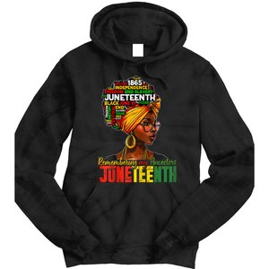 Remembering My Ancestors Juneteenth Tie Dye Hoodie