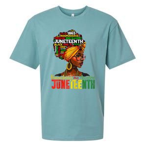 Remembering My Ancestors Juneteenth Sueded Cloud Jersey T-Shirt