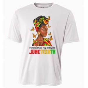 Remembering My Ancestors Juneteenth Celebrate Black Women Cooling Performance Crew T-Shirt