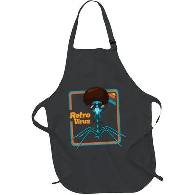 Retrovirus Microbiologist Bacteria Biology Teacher Biologist Full-Length Apron With Pockets