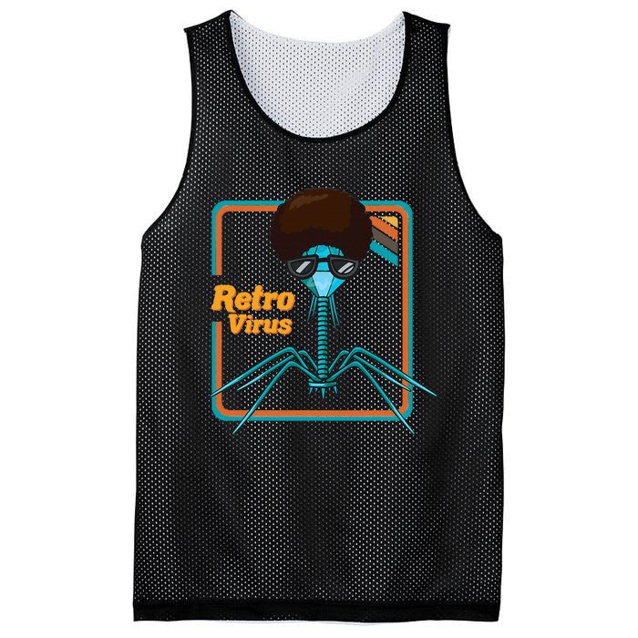 Retrovirus Microbiologist Bacteria Biology Teacher Biologist Mesh Reversible Basketball Jersey Tank