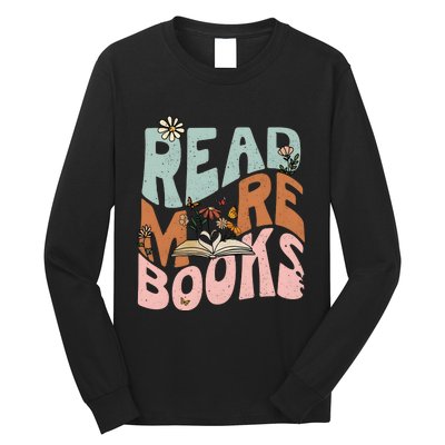 Read More Books Book Lover Bookworm Long Sleeve Shirt