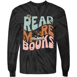 Read More Books Book Lover Bookworm Tie-Dye Long Sleeve Shirt