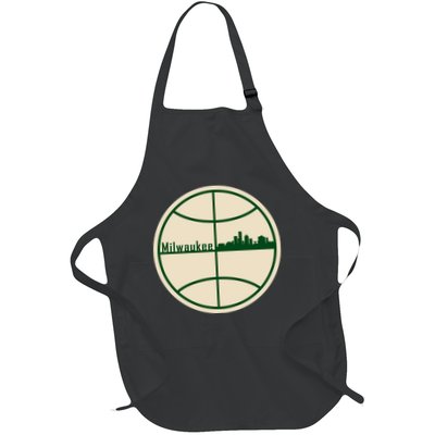Retro Milwaukee Basketball Home Game Baskeball Fan Apron