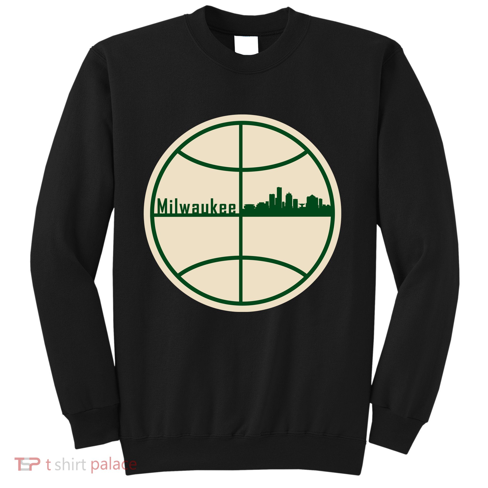 Retro Milwaukee Basketball Home Game Baskeball Fan Sweatshirt
