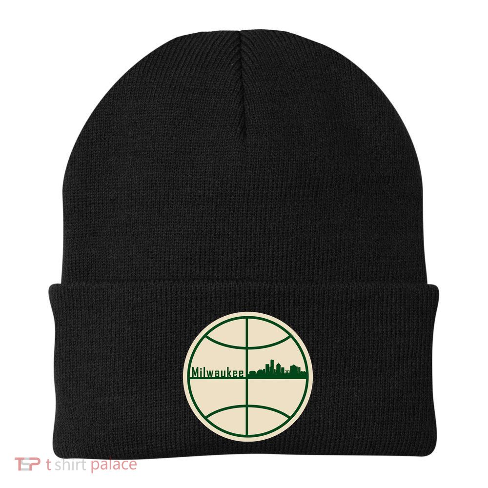 Retro Milwaukee Basketball Home Game Baskeball Fan Beanie