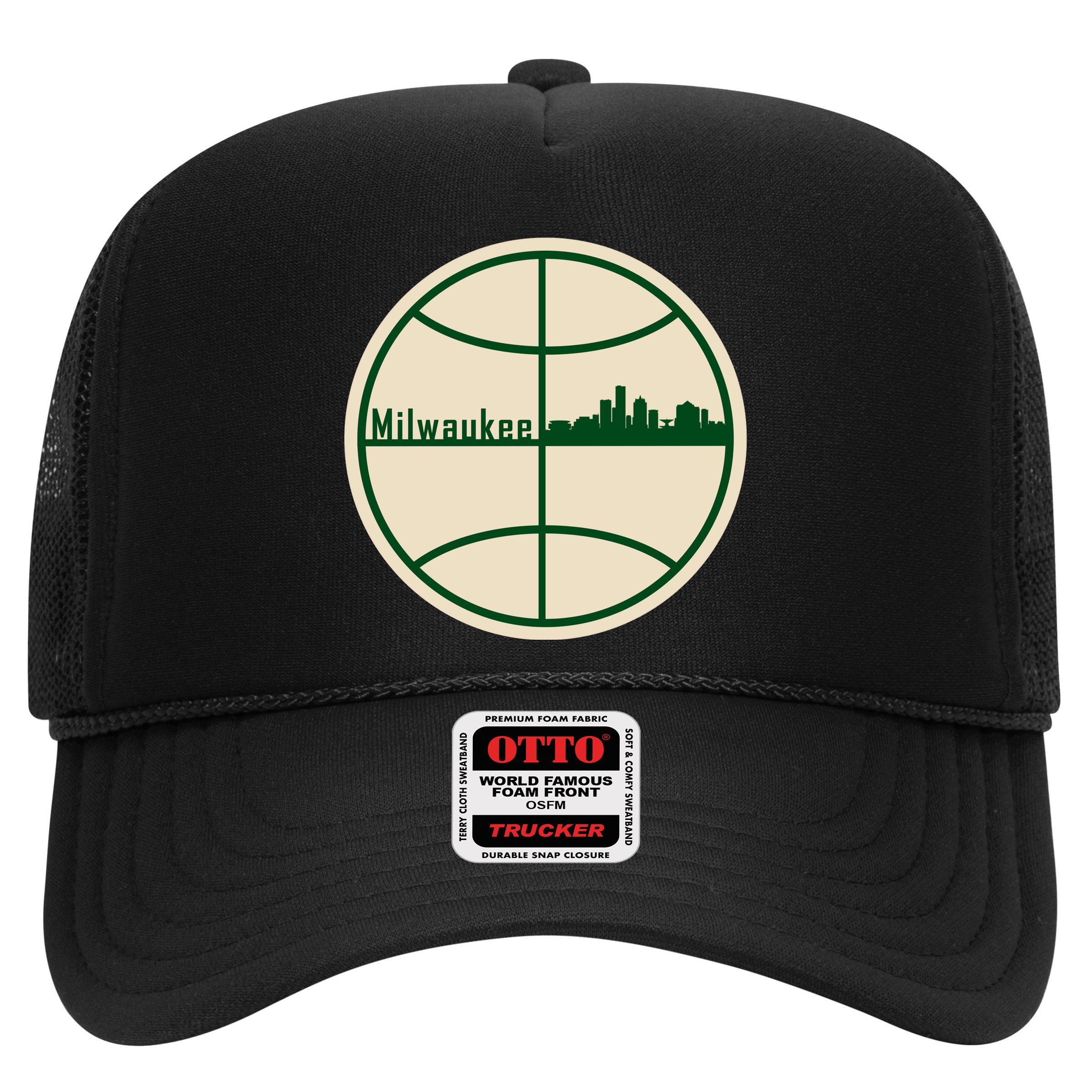 Retro Milwaukee Basketball Home Game Baskeball Fan Hat