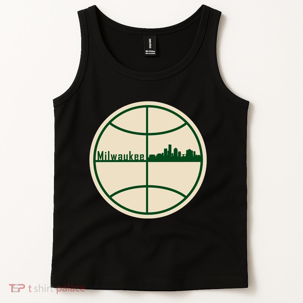 Retro Milwaukee Basketball Home Game Baskeball Fan Tank Top